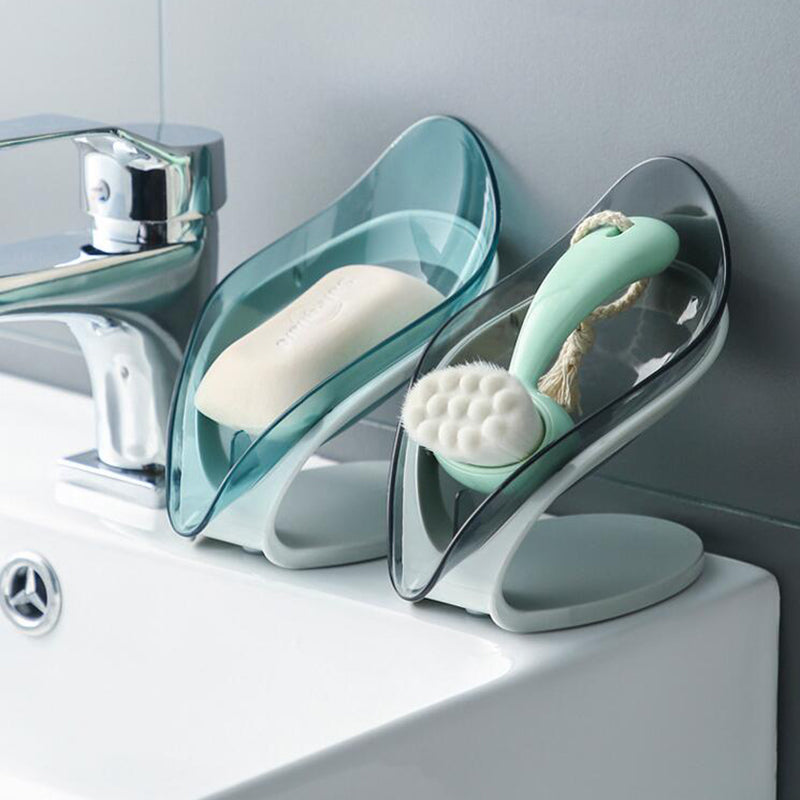 Leaf Drain Soap Holder – Keeps Soap Dry & Clean