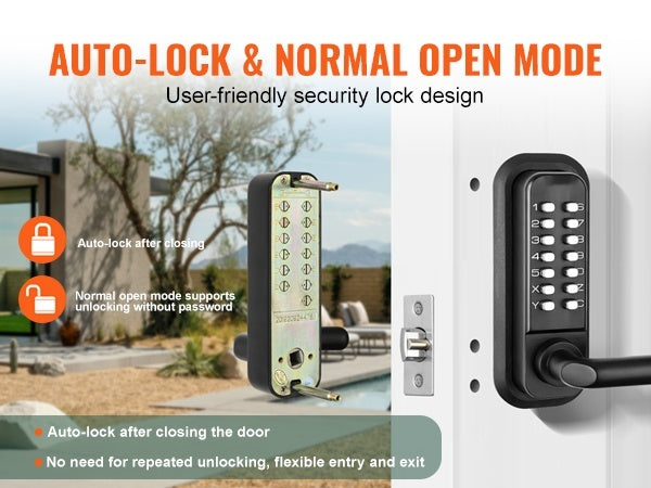 TintMate™ Keyless Mechanical Door Lock