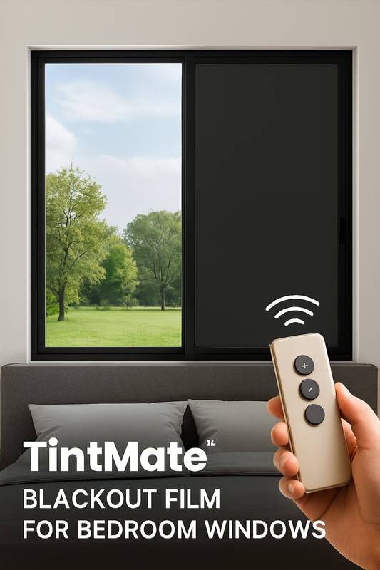 TintMate™ Blackout Film for Bedroom Windows